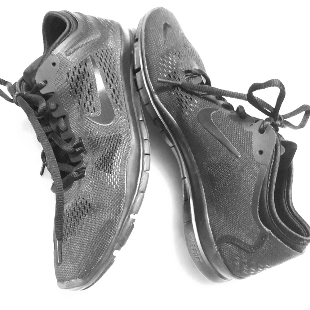 Nike free 5.0 TR triple black training sneakers 👟